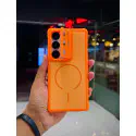 Luxury Shockproof MagSafe Camera Window Protective Case for Samsung Galaxy