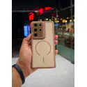 Luxury Shockproof MagSafe Camera Window Protective Case for Samsung Galaxy