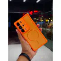 Luxury Shockproof MagSafe Camera Window Protective Case for Samsung Galaxy