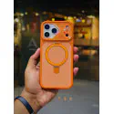 Magnetic Charging Ring Stander Full Cover Hybrid Anti-Slip Hard PC Soft TPU Phone Case for iPhone