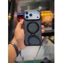 Luxury Denim Texture Magsafe Magnetic Stand Case for iPhone