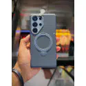 Luxury Denim Texture Magsafe Magnetic Stand Case for Samsung Galaxy