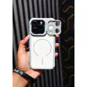 Luxury Shockproof MagSafe Camera Window Protective Case for iPhone