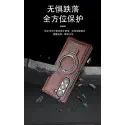 For Samsung Galaxy Z Fold Magnetic Wireless Charging Leather Holder Business Phone Case Shock Resistant Protective Cover