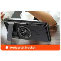 Samsung Ultra Series Magnetic Ring Stand Case with Camera Slide Cover for Samsung Galaxy