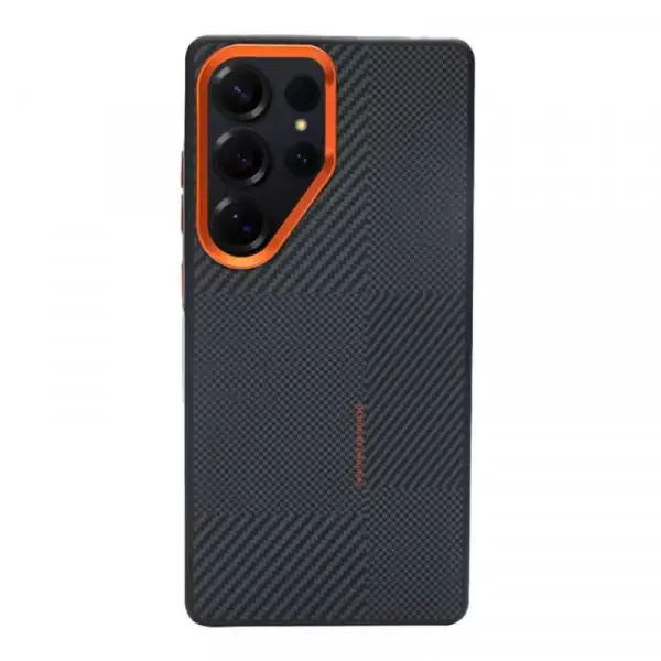 BIGC Brand Side Rubber Bumper Hard Carbon Case For Samsung Galaxy