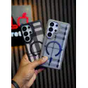Samsung Galaxy S Series Febric Texture Magsafe Magnetic Case for Samsung