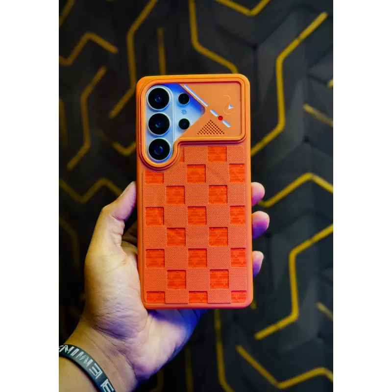 Ultra Slimfit  PU Leather Texture Gaming Case for Samsung Galaxy