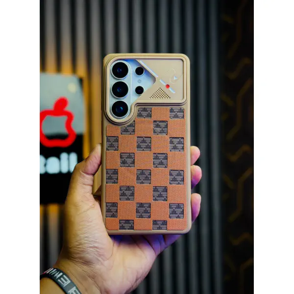 Ultra Slimfit  PU Leather Texture Gaming Case for Samsung Galaxy