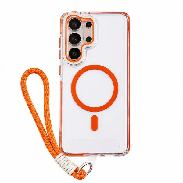 Anti Yellow Crystal Clear Camera Stand Windows Protective with Ribbon Case For Samsung Galaxy