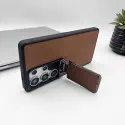 Piblue Leather Camshield Phone Case for Samsung Galaxy