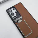 Piblue Leather Camshield Phone Case for Samsung Galaxy