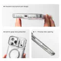 Sanptoch Clear Shockproof Magsafe Lens Stand Phone Case For iPhone