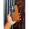 Piblue Leather Camshield Phone Case for Samsung Galaxy
