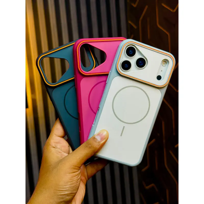 Magnetic Luxury Matte Dual-Tone Skin-Friendly High-End Shockproof Anti-Drop Apple Phone Case iPhone