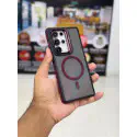 Case Pro Magsafe Magnetic Camera Glass Protector Stand Case for Samsung Galaxy