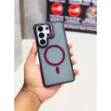 Case Pro Magsafe Magnetic Camera Glass Protector Stand Case for Samsung Galaxy