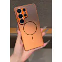 Slim Magnetic Phone Case with Full Lens Protection Compatible with Samsung Galaxy