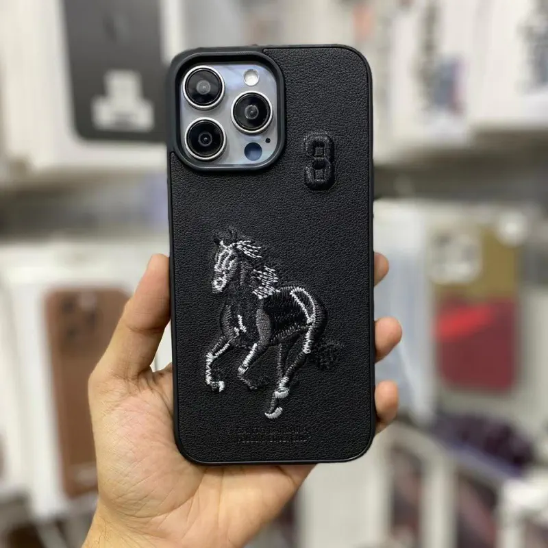 Exquisite Santa Polo Elite Leather Case for iPhone