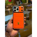 Ferrari  Premium Leather Finish Case – For iPhone 