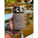 Premium PU Leather Case with Camera Glass – For iPhone
