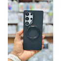 New Carbon Fiber Stand & Camera Bumper Metal For Samsung 