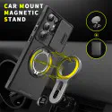 Premium Camera Slide + Ring Kickstand Case – For Samsung Galaxy Ultra