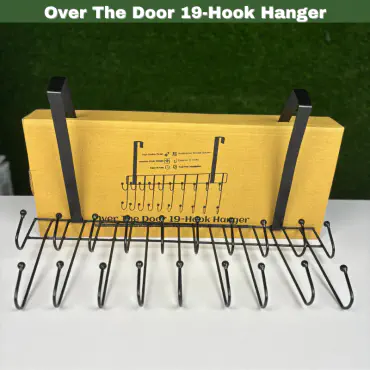 Over The Door 19-Hook Hanger