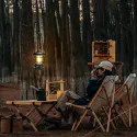 Rechargeable Retro Camping Lamp(৩ টা কালারের যে কোনো একটি পাবেন)