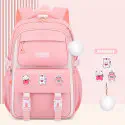 Waterproof Kids School book bag(Pink)