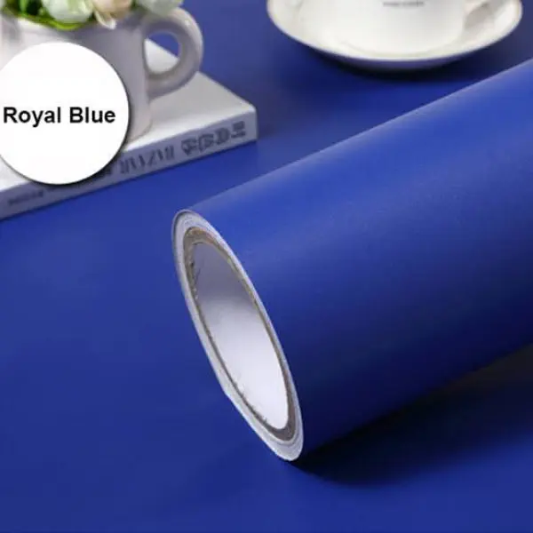 pvc blue sticker 