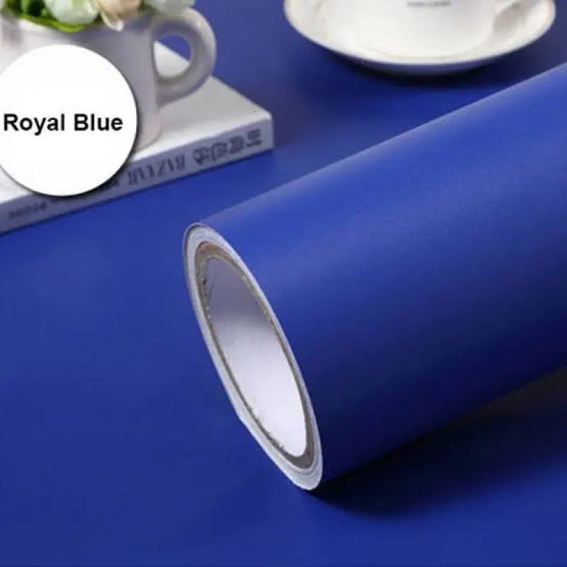 pvc blue sticker 