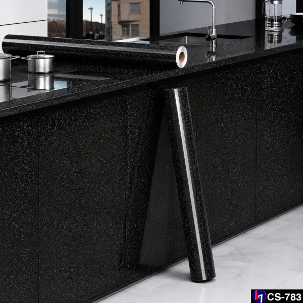 marbel glossy black