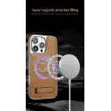 Jinduka Premium PU Leather Magsafe Supported Kickstand Hard Case For iPhone
