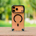 Premium TPU Drop-Tested Metal Frame Camera Stand Magnetic MagSafe Case for iPhone