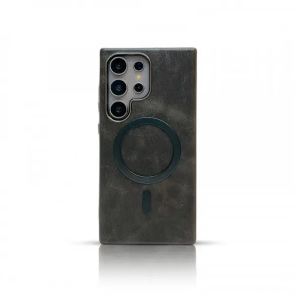 Compatible Slim Stylish Design Samsung Galaxy Leather Case For S25Ultrta S24Ultrta S23Ultrta, S22Ultrta