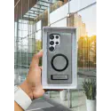 Suitable High-End Business Leather Magnetic Kickstand Protective Case For Samsung Galaxy