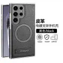 Suitable High-End Business Leather Magnetic Kickstand Protective Case For Samsung Galaxy