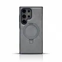 Suitable Magsafe Supported Ring Stand Business leather Case For Samsung Galaxy S25 Ultra S24 Ultra S23 Ultra S22 Ultra