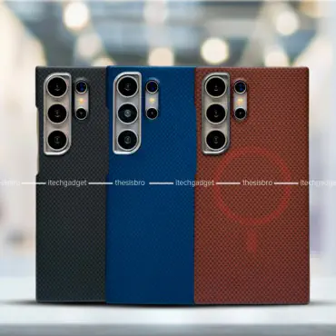 X-Level Brand Camera Metal Frame Hard Carbon Fiber Slim Case For Samsung Galaxy S24 Ultra S25Ultra