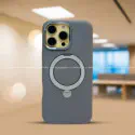 X-Level Leather Magnetic Ring Stand Case For iPhone