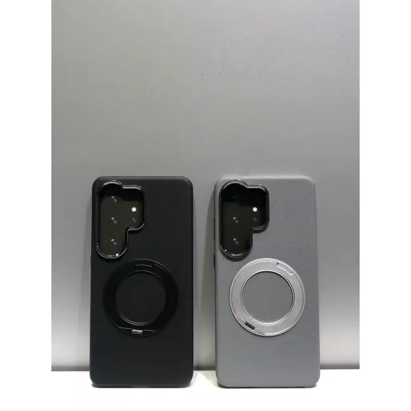 X-Level Brand Magsafe Supported Leather 360° Rotate Ring Stand Case for Samsung Galaxy