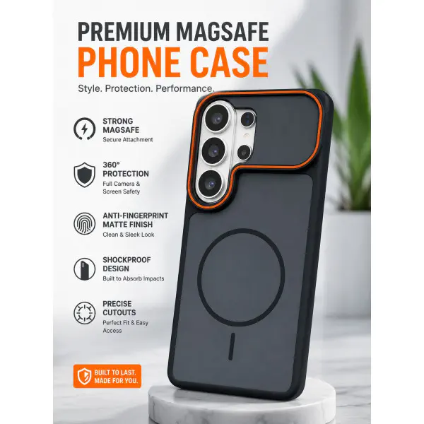 Exclusive Matte MagSafe Protective Case for Samsung Galaxy
