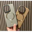 iPhone 17 Series Matte Finish Skin-Feel Magnetic Case with Built-in Lens Holder & Drop Protection