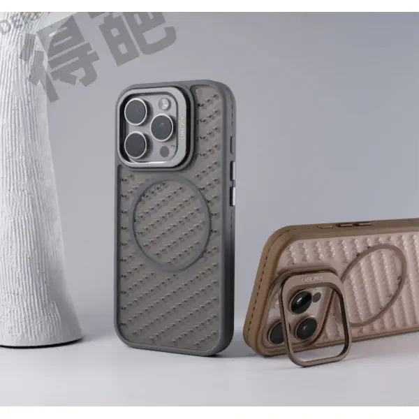 CasePro Cooling Magsafe Case with Window Glass Protective Case for iPhone