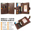 RFID Leather Men Wallets (Money bag) Coin Zipper Mini Male Purses Card Holder Wallet - Wallet - Wallet For Men
