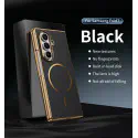 Samsung Galaxy Z Fold Cover Luxury Ultra Magnetic Case with Steel Film Shockproof Protection Phone Case