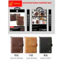 RFID Leather Men Wallets (Money bag) Coin Zipper Mini Male Purses Card Holder Wallet - Wallet - Wallet For Men