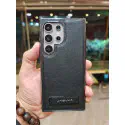 Super Finish PU Leather Kickstand Case For Samsung Galaxy