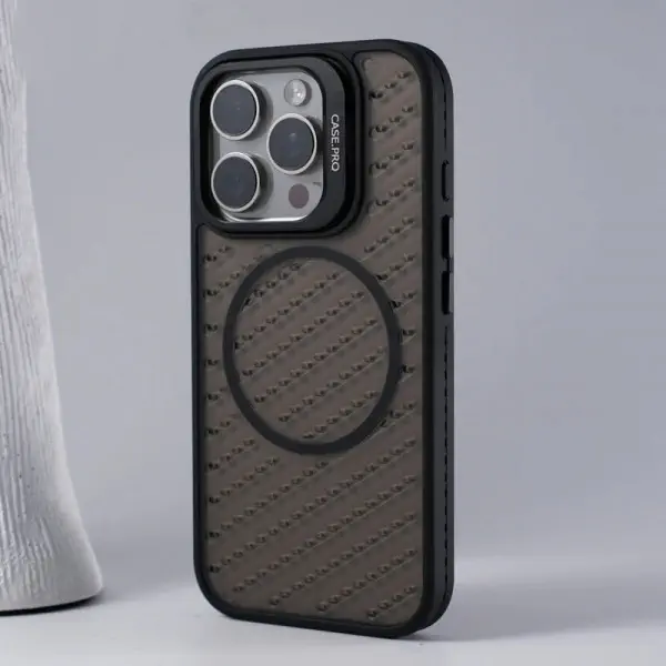 CasePro Cooling Magsafe Case with Window Glass Protective Case for iPhone